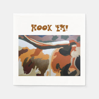 LONGHORN COW PARTY NAPKINS PAPPERSSERVETT