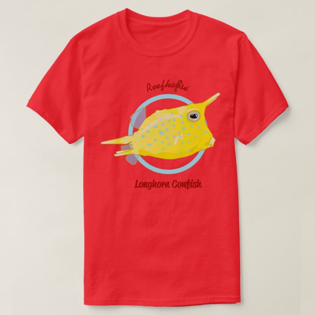 Longhorn Cowfish T Shirt (Design framsida)