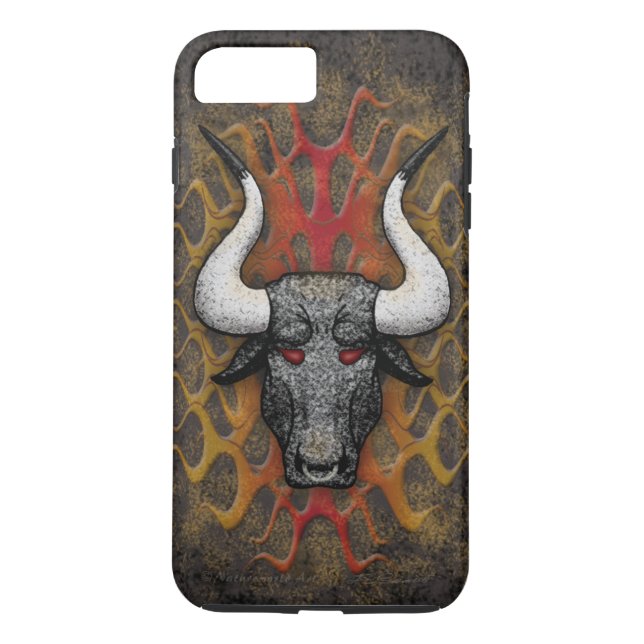 Longhorn Diablo iPhone 7 Plus, Tuff Fodral Case-Mate iPhone Skal (Baksida)