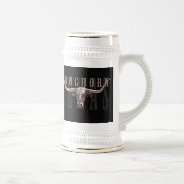 Longhorn Head Stein Sejdel (Höger)