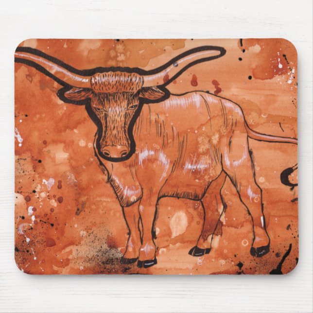 Longhorn II Mousepad Musmatta (Framsidan)