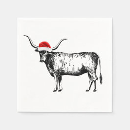 Longhorn jul Napkin Pappersservett