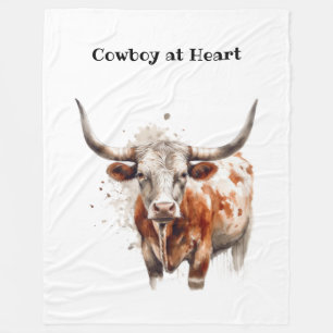 Longhorn Legacy, anpassad Fleecefilt