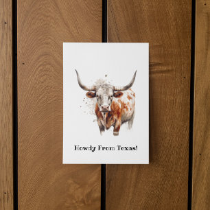 Longhorn Legacy, anpassningsbar Vykort