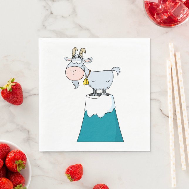 Longhorn Mountain Goat Pappersservett (Skapare uppladdad)