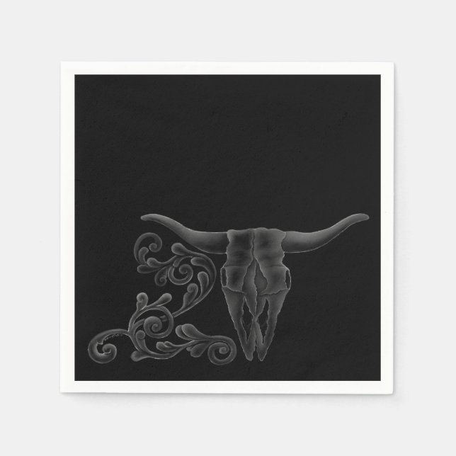 "Longhorn Rulla" Napkins Pappersservett (Framsidan)