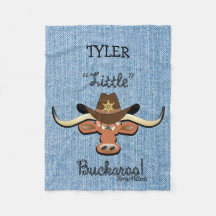 Longhorn Steer Fleece Blanket