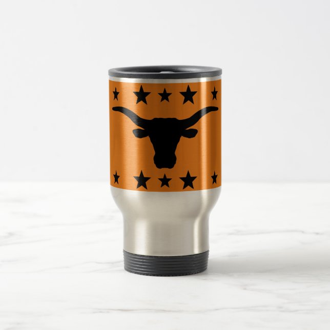Longhorn Steer Silhouette Resemugg (Center)