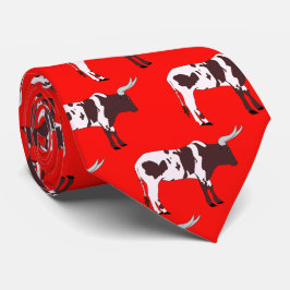 Longhorn Steer Team Mascot Football Necktie Slips