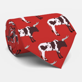 Longhorn Steer Team Mascot Football Necktie Slips