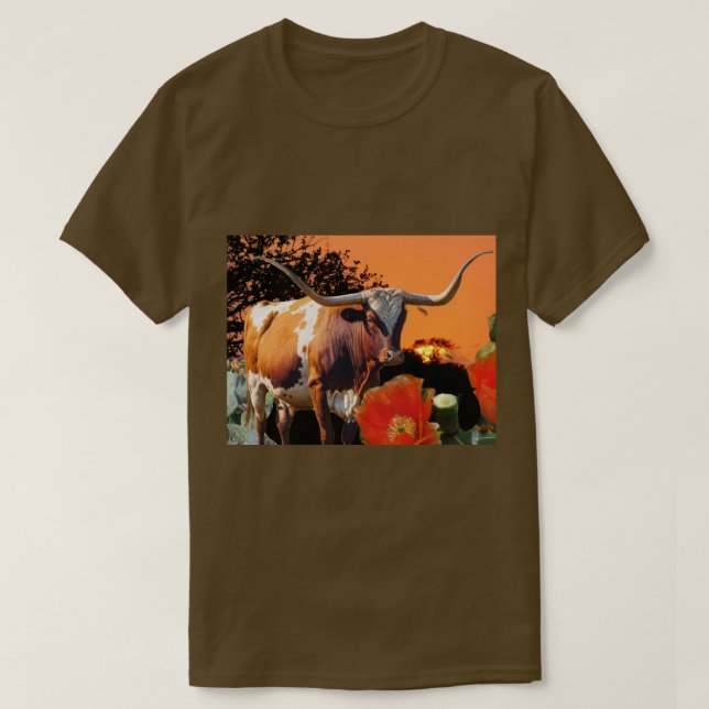 Longhorn T Shirt (Design framsida)