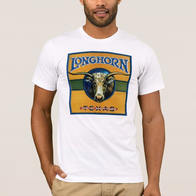 Longhorn Texas T-shirt (Framsida)