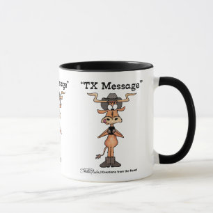 Longhorn TX-meddelande Mugg