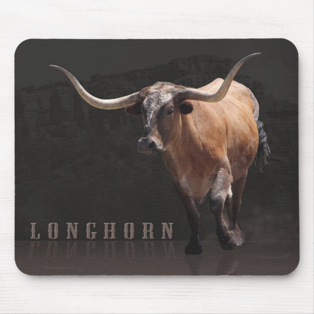 Longhornland Mousepad Musmatta (Framsidan)