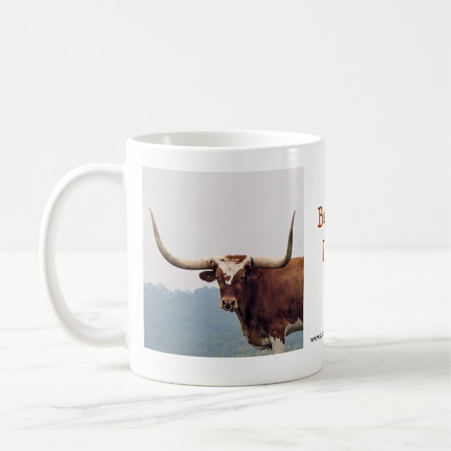 LonghornMug-skräddarsy Kaffemugg (Vänster)
