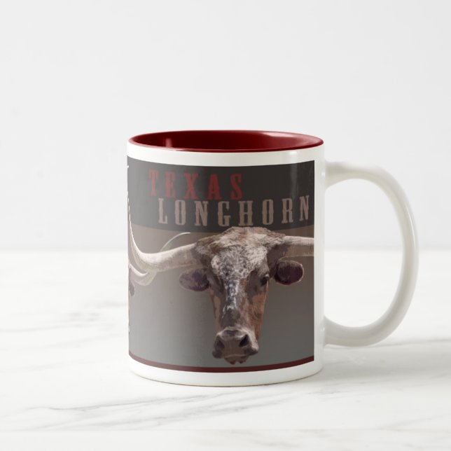 Longhornmuggar Två-Tonad Mugg (Höger)