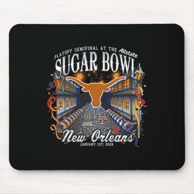 Longhorns Sugar Bowl 2024 Cfp Semi Football Nola Musmatta (Framsidan)