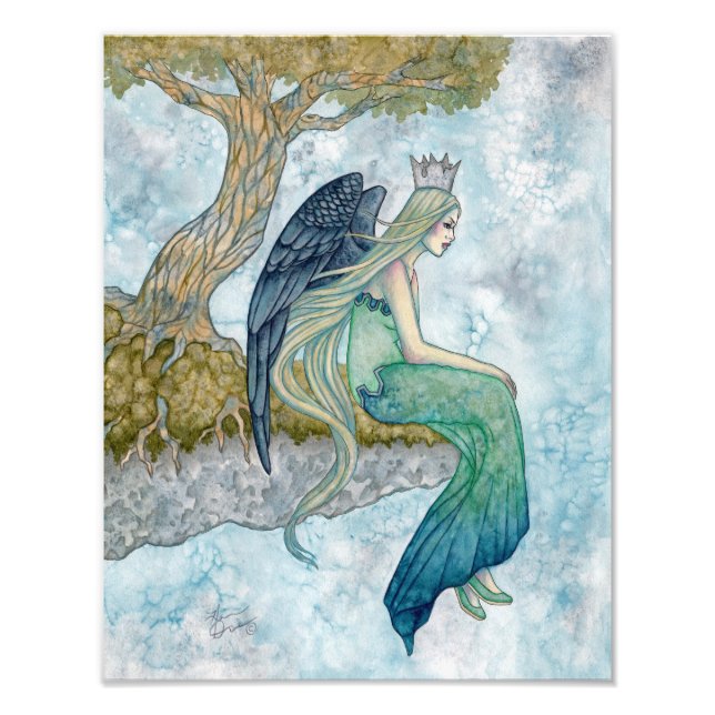 Longing, Angel Art av Holly Durr Fototryck (Framsidan)