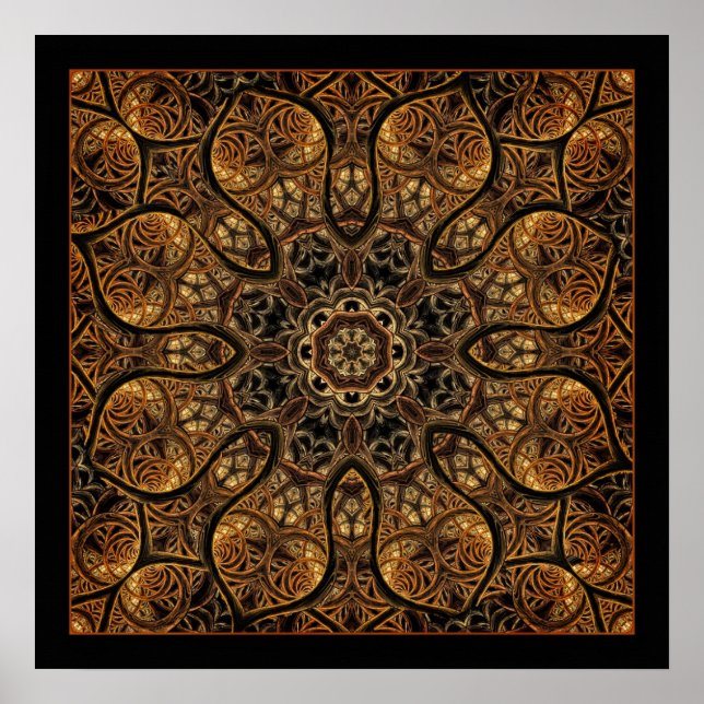 Longing for Home Mandala Poster (Framsidan)