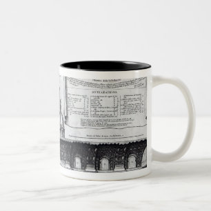 Longitudinal tvärsnitt av St Peter Två-Tonad Mugg