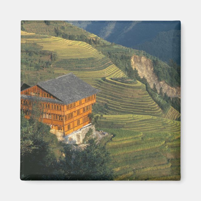 Longji, Guangxi-provinsen, Kina Magnet (Framsidan)
