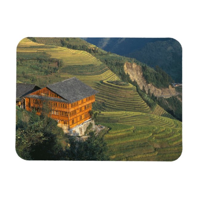 Longji, Guangxi-provinsen, Kina Magnet (Horisontell)