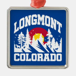 Longmont,Colorado Julgransprydnad Metall