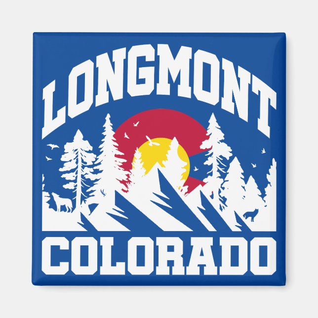 Longmont,Colorado Magnet (Framsidan)