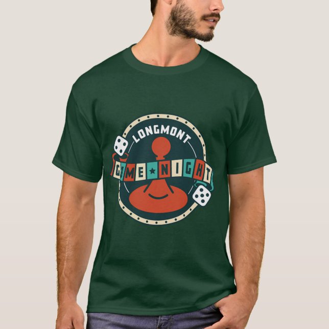 Longmont Game Night 1454 T Shirt (Framsida)