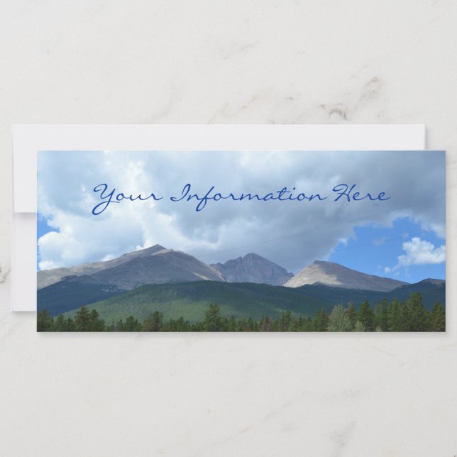 Longs Peak Colorado Bookmark (Framsida)