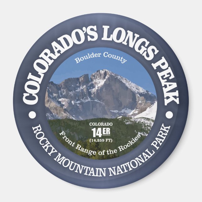 Longs Peak Magnet (Framsidan)