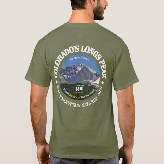 Longs Peak T Shirt (Baksida)