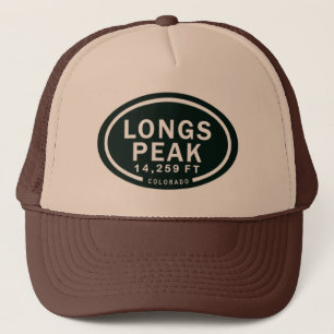Longs topp 14 259 FT CO Mountain Hat Truckerkeps