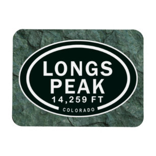 Longs topp 14 259 FT Colorado Rocky mountains Magnet