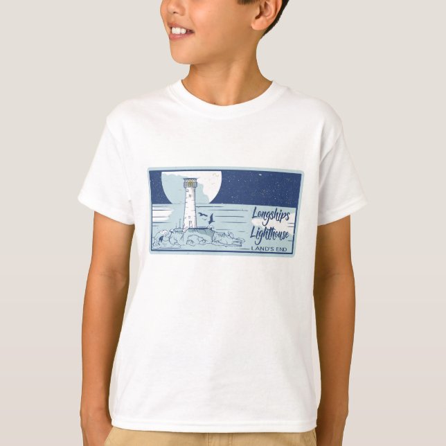 Longships fyr slutar t shirt (Framsida)