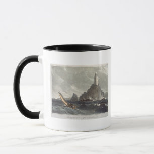 Longshipsfyren av länder avslutar, Cornwall, f Mugg