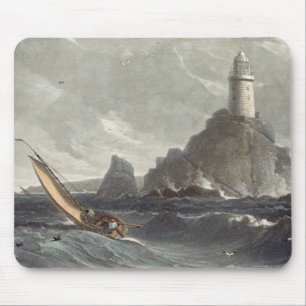 Longshipsfyren av länder avslutar, Cornwall, f Musmatta