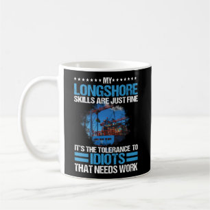 Longshore Ilwu Union No Tolerance for Idiots Kaffemugg
