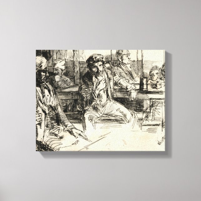 Longshoremen - Whistler - 1859 Canvastryck (Framsida)