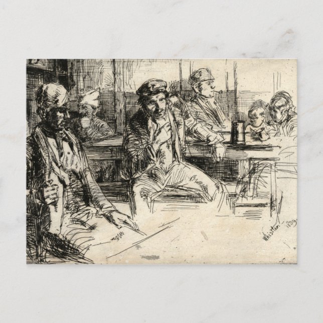 Longshoremen - Whistler - 1859 Vykort (Framsida)