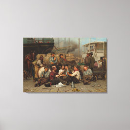 Longshoremen'snas middag canvastryck