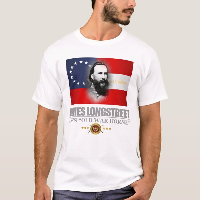 Longstreet (sydlig patriot) tee (Framsida)