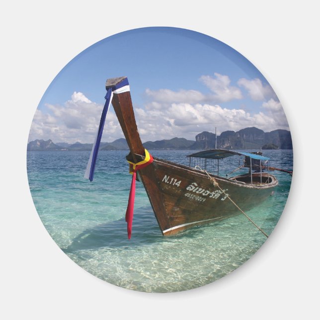 Longtail Boat Magnet (Framsidan)