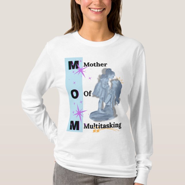 Longtärmade Mors dag Gift Ideas T Shirt (Framsida)