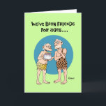 Longtime Friend Birthday-kort Kort<br><div class="desc">Ett roligt födelsedagshälsningskort för en vän med lång erfarenhet</div>