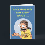 Longtime Friends 60:e födelsedag Kort<br><div class="desc">Ett 60:e födelsedagshälsningskort för en vän som längtar efter 60 år</div>