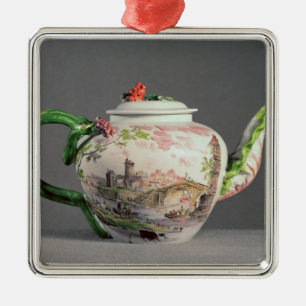 Longton Hall tekanna, c.1755 Julgransprydnad Metall