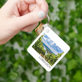 Longuich Moselle Vineyard Panorama Tyskland Nyckelring