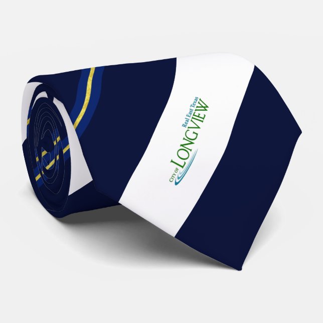 Longview (Texas) flagga Neck Tie Slips (Rullad)