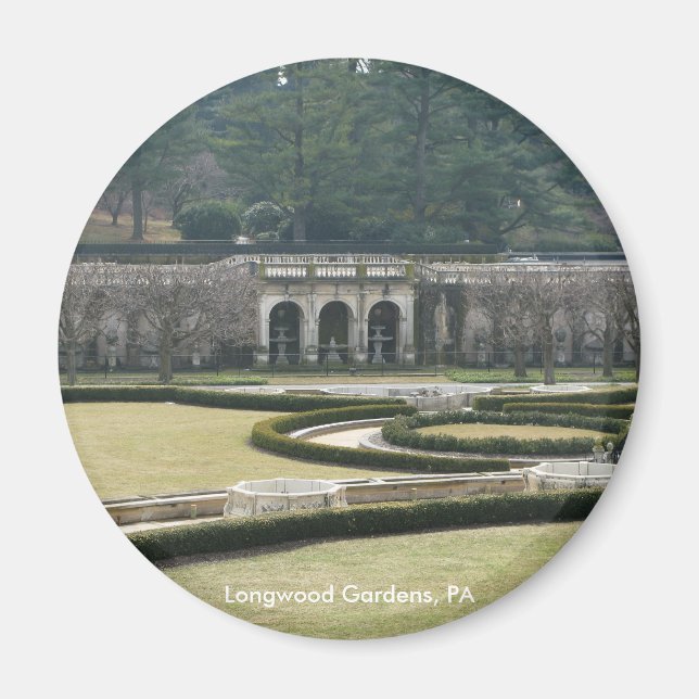 Longwood Gardens, PA Magnet (Framsidan)
